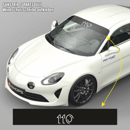 Windshield decal 110 for ALPINE A110