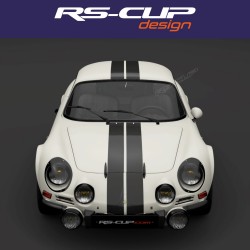 2 sticker decals MICHELIN 32 cm  for ALPINE RENAULT