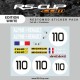 RESTOMOD Full sticker kit for ALPINE RENAULT A110