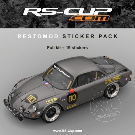 RESTOMOD Full sticker kit for ALPINE RENAULT A110