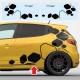 Kotflügel hinten Aufkleber RSi RENAULT SPORT für Twingo Clio Megane Captur