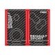 Sticker for 4 buttons Key RENAULT SPORT carbon look and red sides