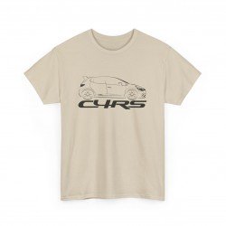 Männer T-Shirt CLIO 4 RS RENAULT SPORT schwarz und weiss
