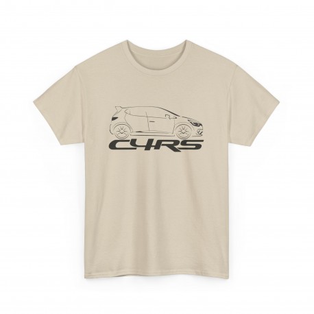 Männer T-Shirt CLIO 4 RS RENAULT SPORT schwarz und weiss