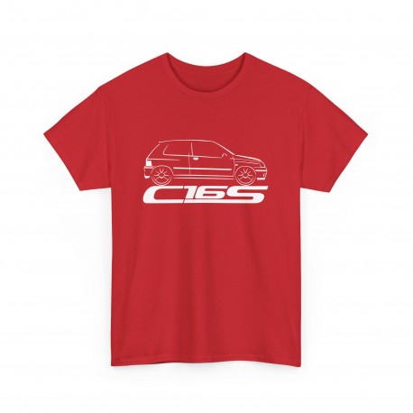 Tshirt homme RENAULT CLIO 16S SPORT bleu et blanc C16S