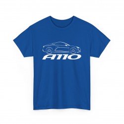 Tshirt homme ALPINE A110 PURE LEGENDE PREMIERE EDITION bleu et blanc