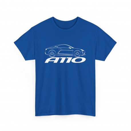 Tshirt homme ALPINE A110 PURE LEGENDE PREMIERE EDITION bleu et blanc
