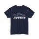 Men Tshirt  ALPINE A110 PURE LEGENDE PREMIERE EDITION Blue and white