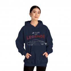 JE SUIS UNE LEGENDE A110 Belinette silhouette ALPINE RENAULT Männer Hoodie