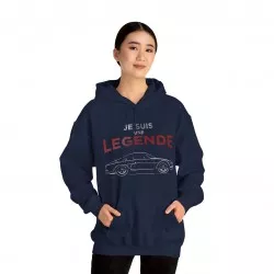 JE SUIS UNE LEGENDE A110 Berlinette hoodie homme silhouette ALPINE RENAULT A110