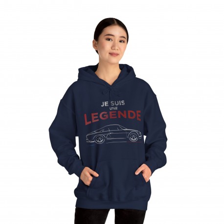 JE SUIS UNE LEGENDE A110 Belinette silhouette ALPINE RENAULT Männer Hoodie