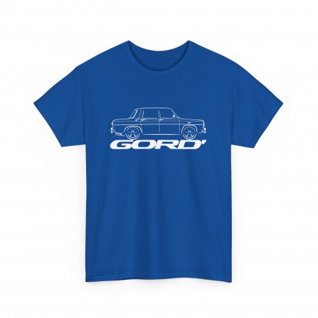 Männer T-Shirt  RENAULT 8 GORDINI R8 blau und weiss