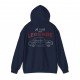 JE SUIS UNE LEGENDE silhouette RENAULT 8 GORDINI hoodie homme