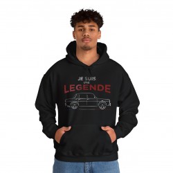 JE SUIS UNE LEGENDE silhouette RENAULT 8 GORDINI hoodie homme