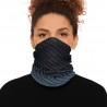 Carbon fiber-style neck warmer, racing tube scarf