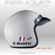2 helmet sticker rally pilot name for RENAULT SPORT