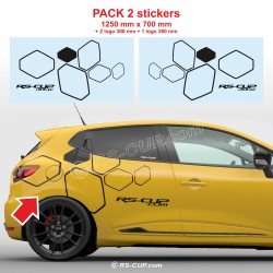 CLIO R.S 16 lateral side sticker kit for megane clio twingo captur