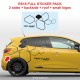 CLIO R.S 16 car graphic kit for megane clio twingo captur