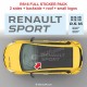 CLIO R.S 16 car graphic kit for megane clio twingo captur
