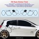 CLIO 4 R.S 16 Seitlicher Aufkleber Aufkleber für Clio Twingo Megane Captur