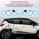 CLIO 4 R.S 16 Seitlicher Aufkleber Aufkleber für Clio Twingo Megane Captur