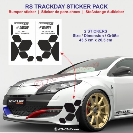 Front Bumper Sticker RSi RENAULT SPORT RS-CUP decal for Twingo Clio Megane Captur