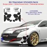 Stoßstange Aufkleber pack RSi RENAULT SPORT für Twingo Clio Megane Captur