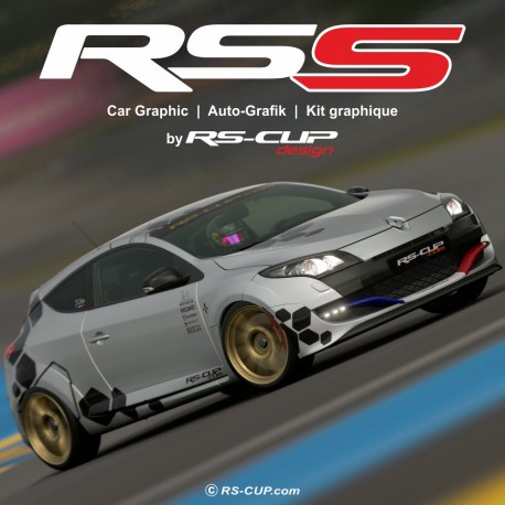 RSS Racing car graphic kit for RENAULT SPORT RS megane clio twingo captur