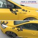 Side Sticker RSi RENAULT SPORT MICHELIN RS-CUP ELF decal for Twingo Clio Megane Captur