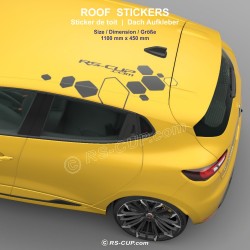 Sticker de toit RSi RENAULT SPORT RS-CUP pour Clio Twingo Megane Captur