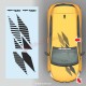Pack sticker RENAULT RS Ultime pour toit et capot
