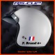 2 helmet sticker rally pilot name for RENAULT SPORT
