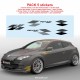 RS Ultime STREET - Renault sticker decals kit