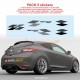RS Ultime STREET - Kit 5 stickers pour Renault Megane Clio Twingo