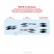 RS Ultime STREET - Renault sticker decals kit