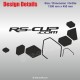 Hood Sticker RSi RENAULT SPORT RS-CUP decal for Twingo Clio Megane Captur