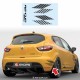 2 sticker RS ULTIME 24 cm pour Renault Clio Megane Twingo Captur