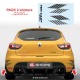 2 RS ULTIME Aufkleber 24 cm für die RENAULT Rückseite