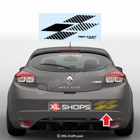 1 RS ULTIME sticker decals 37 cm for RENAULT back side