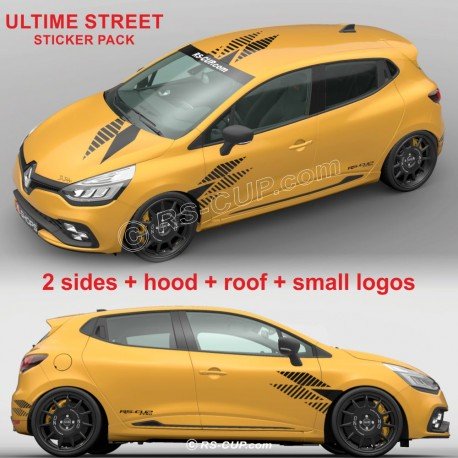 Kit autocollant ULTIME STREET pour Clio Twingo Megane Captur Zoe