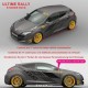 Kit autocollant ULTIME RALLY pour Clio Twingo Megane Captur Zoe