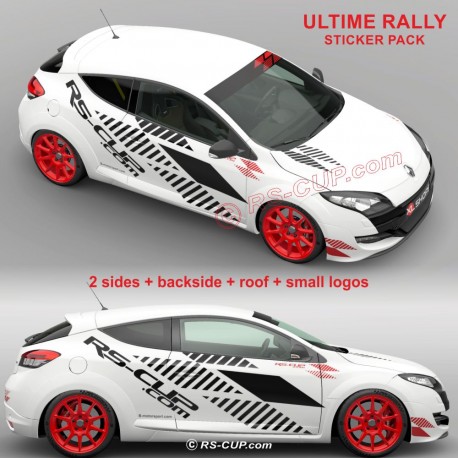 ULTIME RALLYE Graphik Aufkleber für Clio Twingo Megane Captur