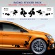 Kit 4 stickers RS DESIGN pour Renault MEGANE 2 RS