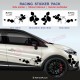 RS DESIGN Seitenstreifen Aufkleber für RENAULT Autos