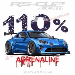 110% ADRENALINE Tshirt homme avec ALPINE A110