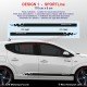 Lot de 2 sticker bandes latérales SPORTLINE pour Dacia Sandero et Stepway