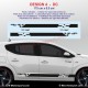 Lot de 2 sticker bandes latérales SPORTLINE pour Dacia Sandero et Stepway