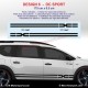 Set of 2 FUNNY FLAG side skirt sticker decal for Dacia Sandero and Stepway