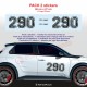 2 autocollants numéro 290 pour Alpine A290