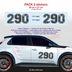 290 Rennnummer Aufkleber für Alpine A290